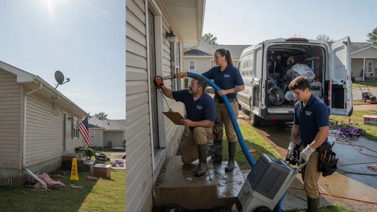 Ceiling Water Damage Restoration in Harris, MN near me